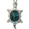 Pendant Sea Opal Turtle - Silver LF/NF