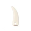 Acrylic Imitation Bear Tooth Medium 9x30mm Ivory