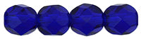 6mm Round Fire Polished Czech Beads