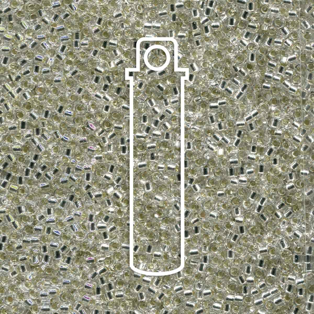 MIYUKI DELICA BD SILVER LINED CRYSTAL