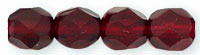 6mm Round Fire Polished Czech Beads