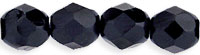 6mm Round Fire Polished Czech Beads