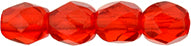 4mm Round Fire Polished Czech Beads