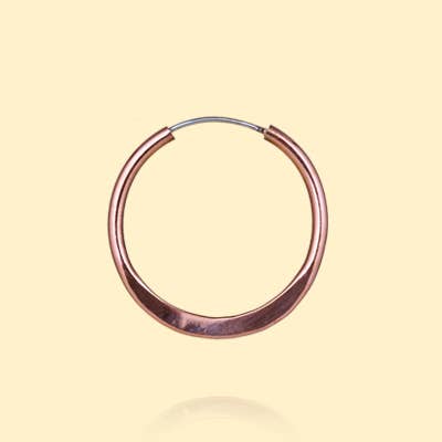 Small Copper Hoop