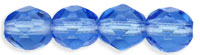 4mm Round Fire Polished Czech Beads