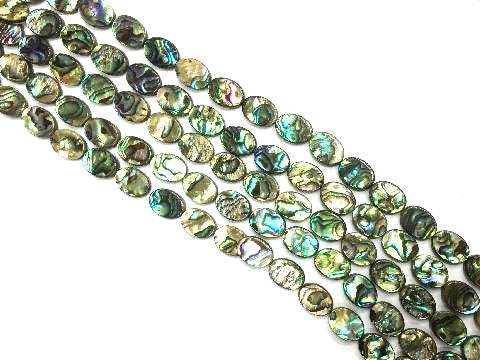 Abalone Flat Ovals 6x8mm