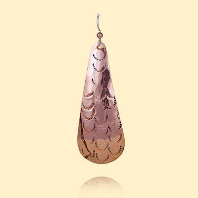 Copper Fish Scales Earrings