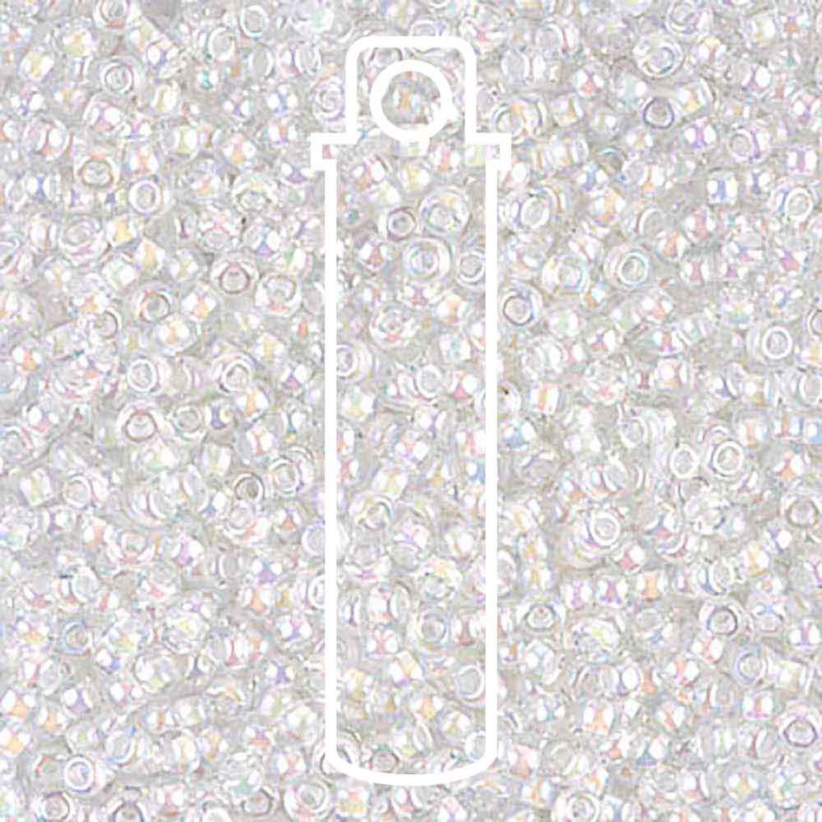 MIYUKI 11/0 SEED BEAD LINED CRYSTAL AB