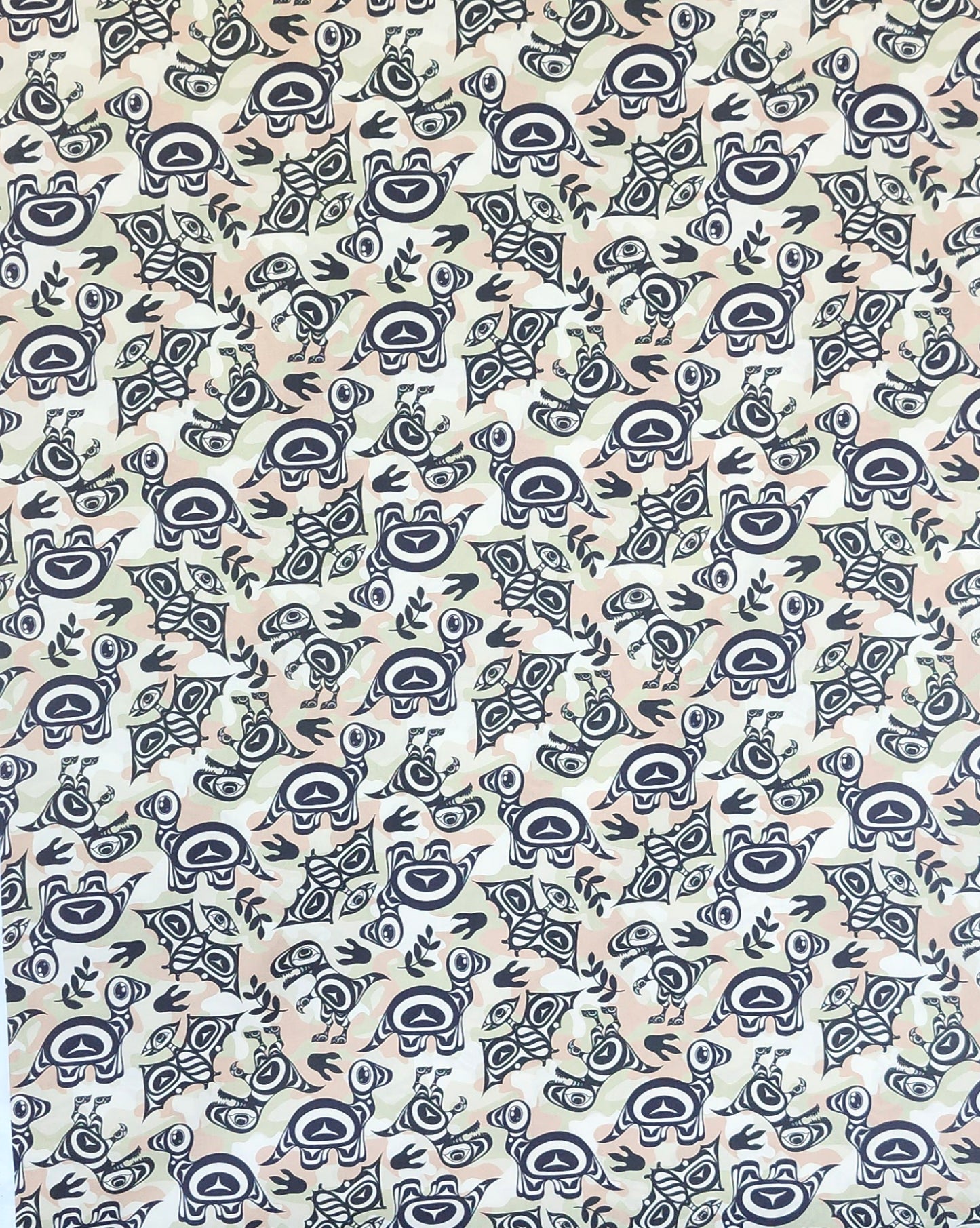 Yasakw Camo Dino Fabric