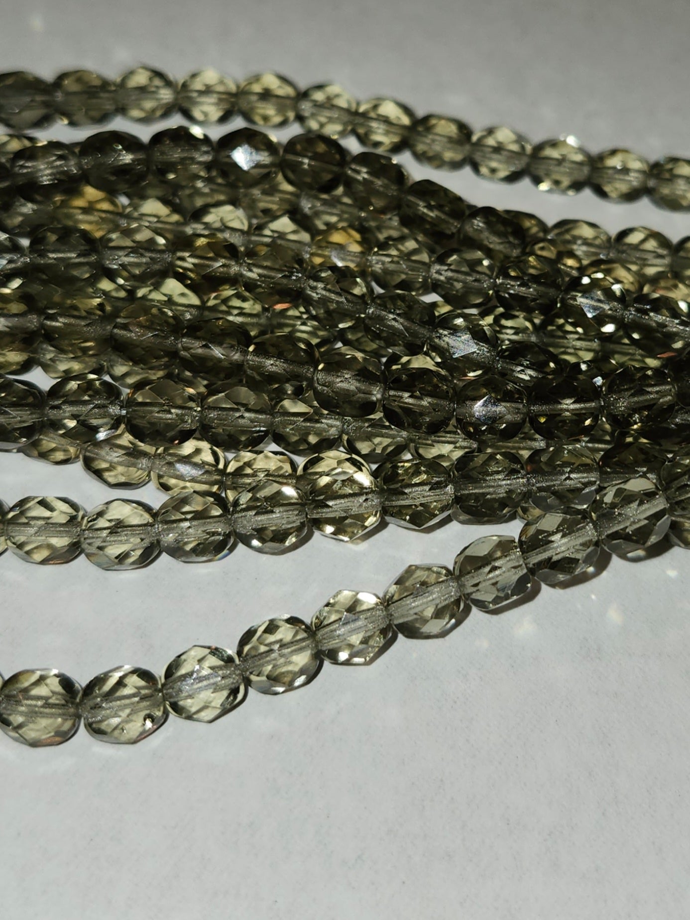 6mm Round Fire Polished Czech Beads