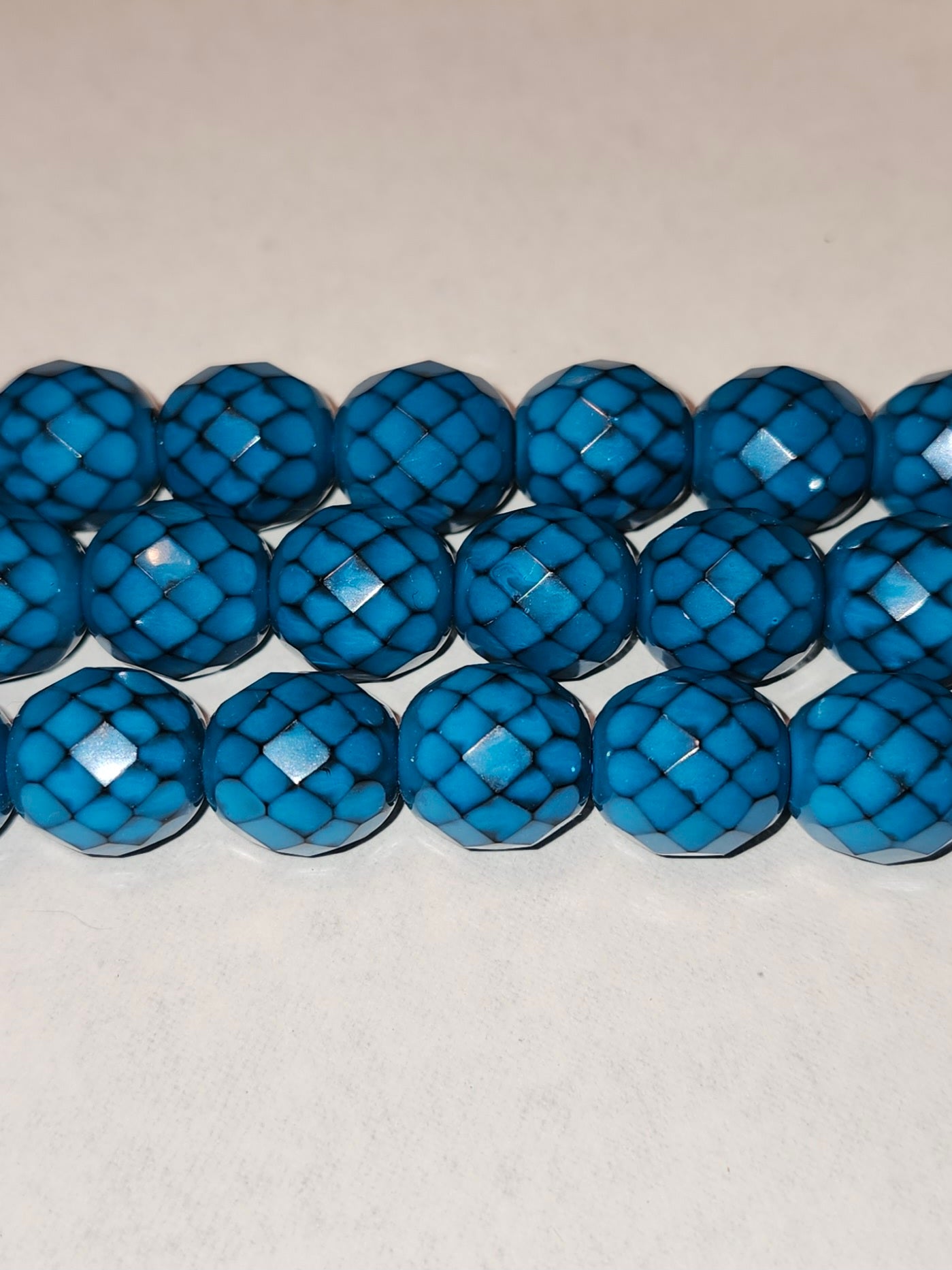 12mm Round Fire Polished Czech Beads