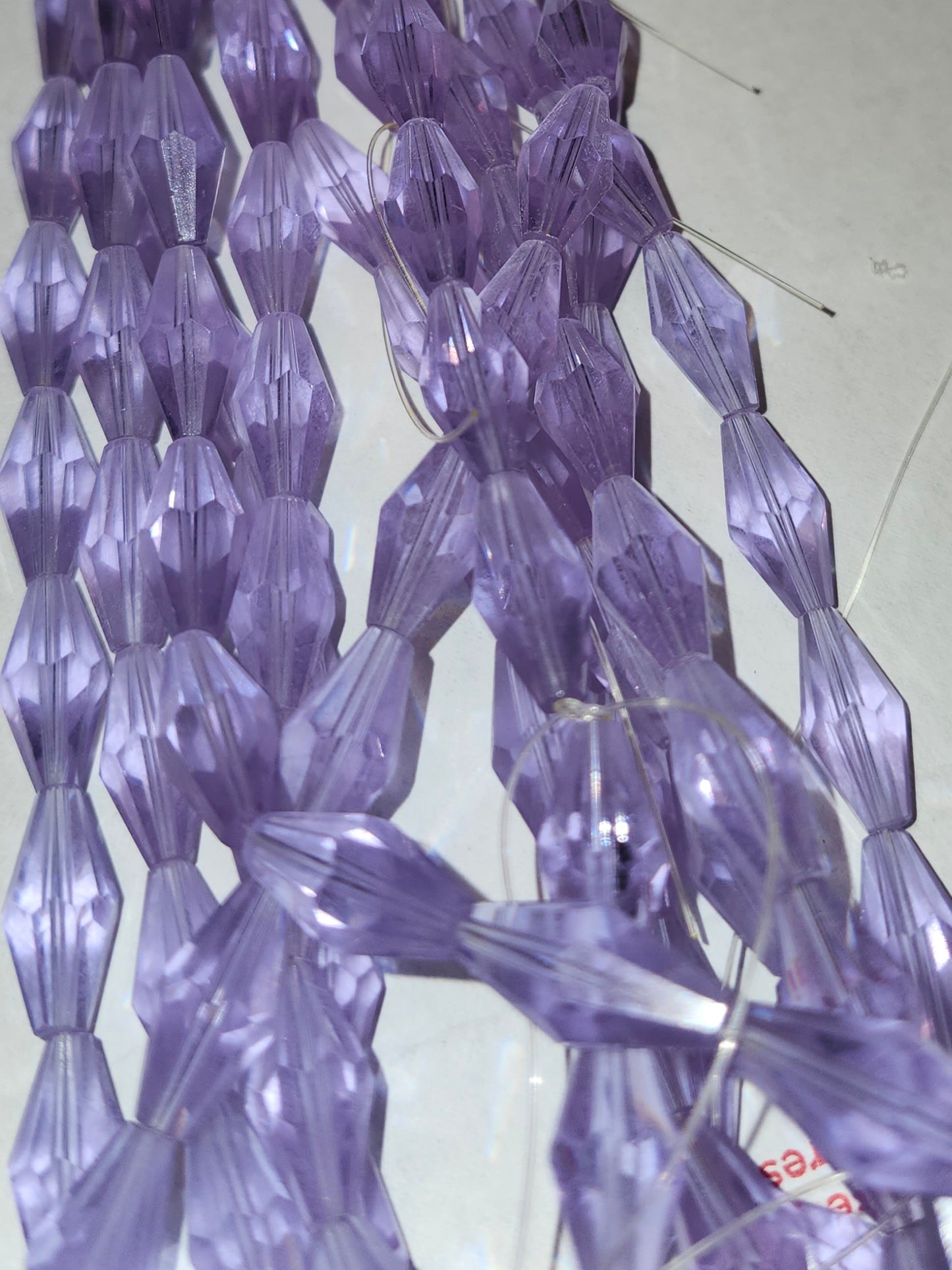 Lantern Glass Hand Cut Beads