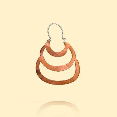 Three Tier Copper Hoop
