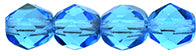 6mm Round Fire Polished Czech Beads
