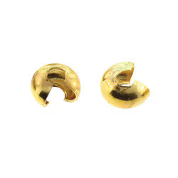 G/P 3MM CRIMP BEAD COVERS