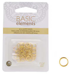 G/P JUMP RING 6MM 50/CD