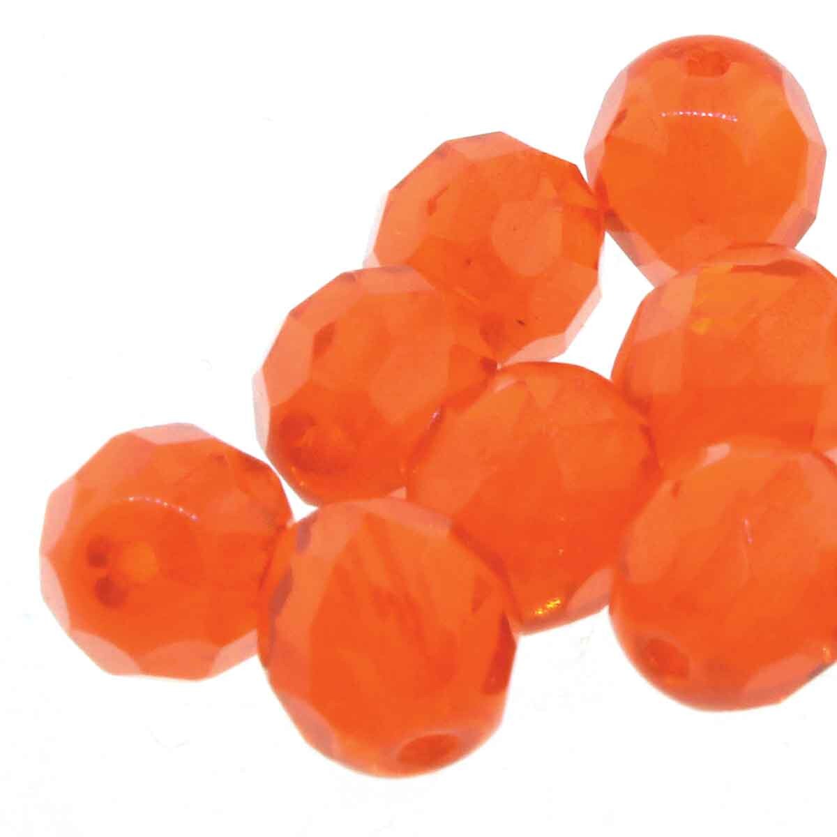 Fire Polish Faceted Round Beads