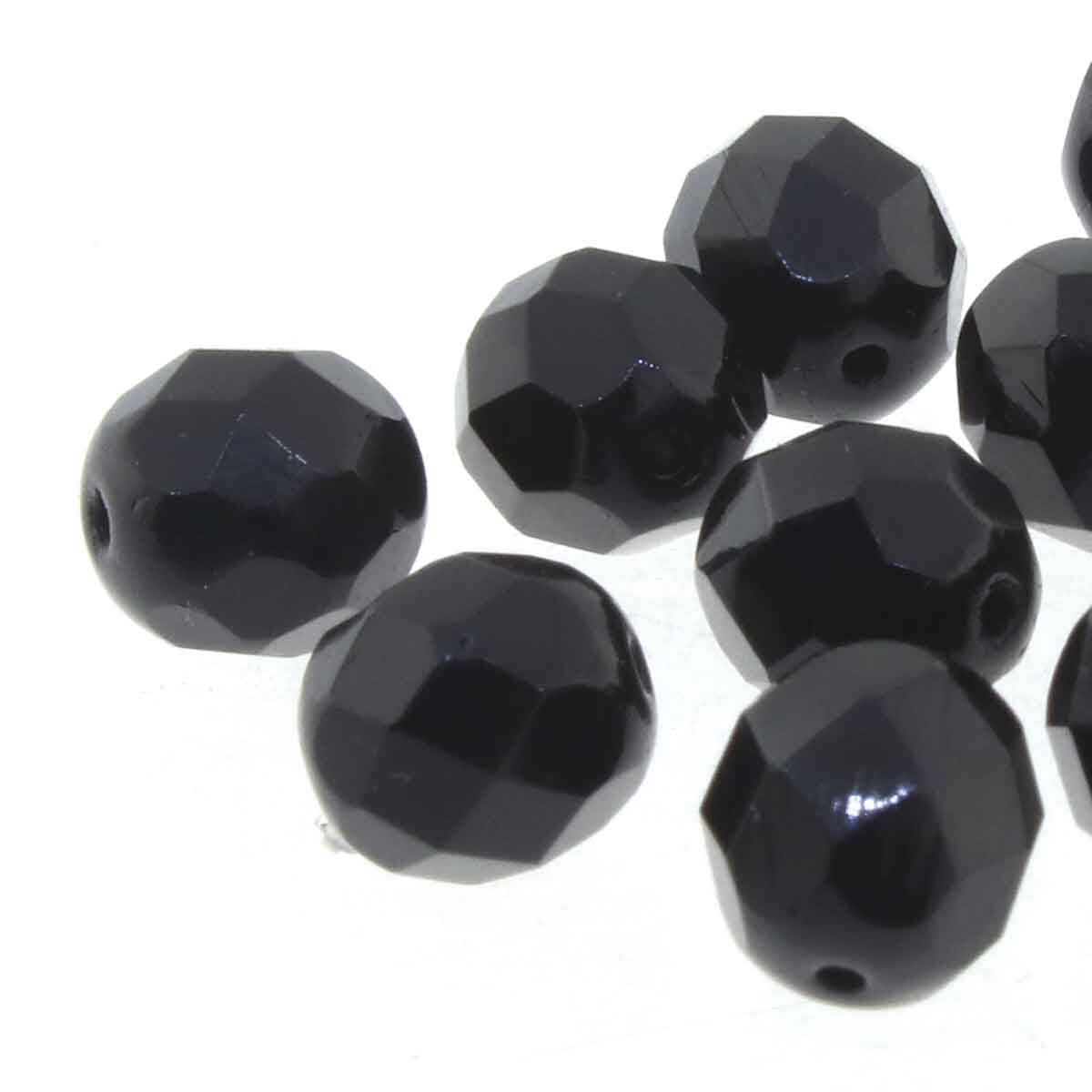 Fire Polish Faceted Round Beads