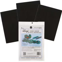 LACY'S STIFF STUFF BLACK 8 1/2 X 11 3 PACK