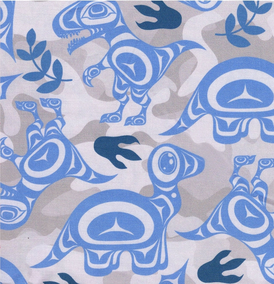 Yasakw Camo Dino Fabric