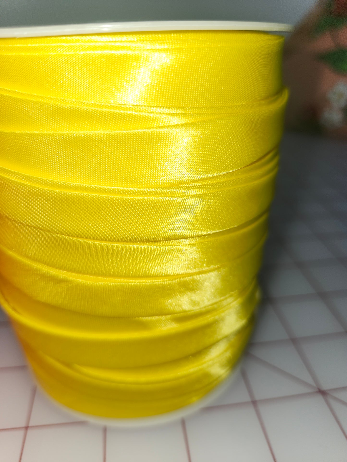 1/2" Double Fold Bias Satin