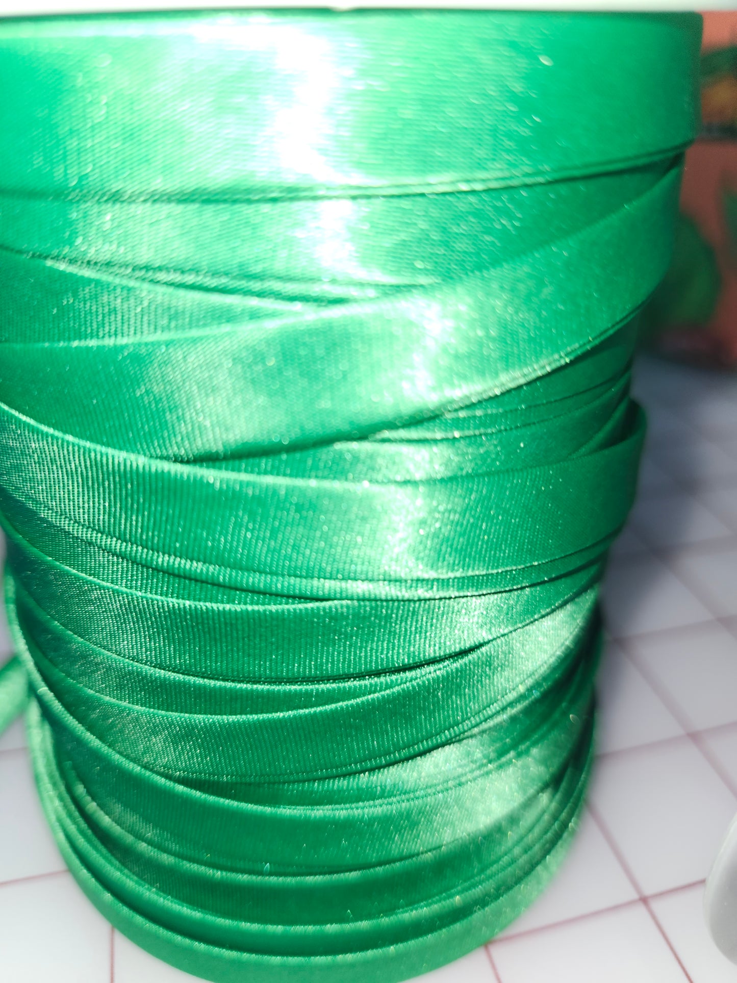 1/2" Double Fold Bias Satin