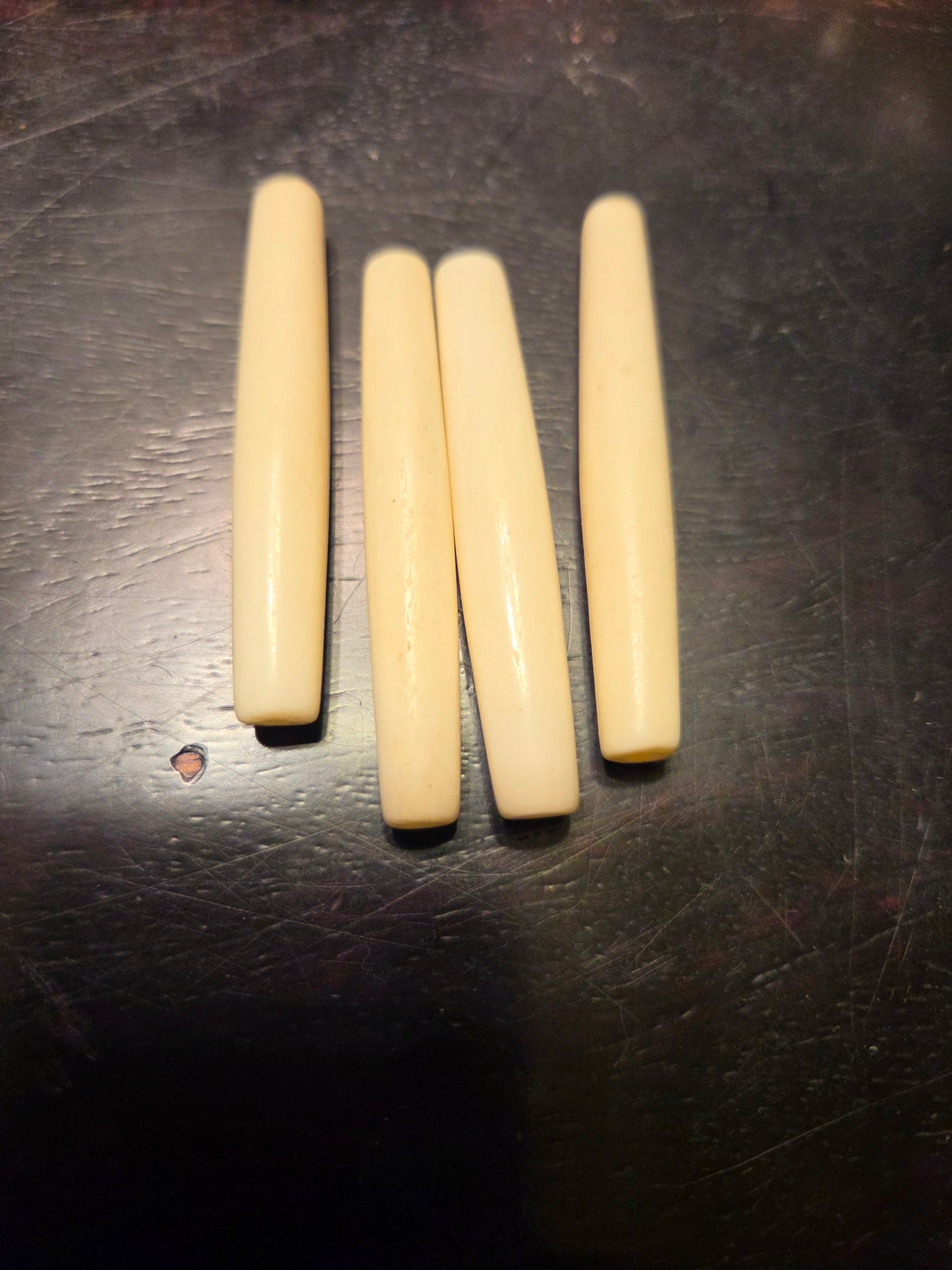 Cow Bone Hairpipe 2"
