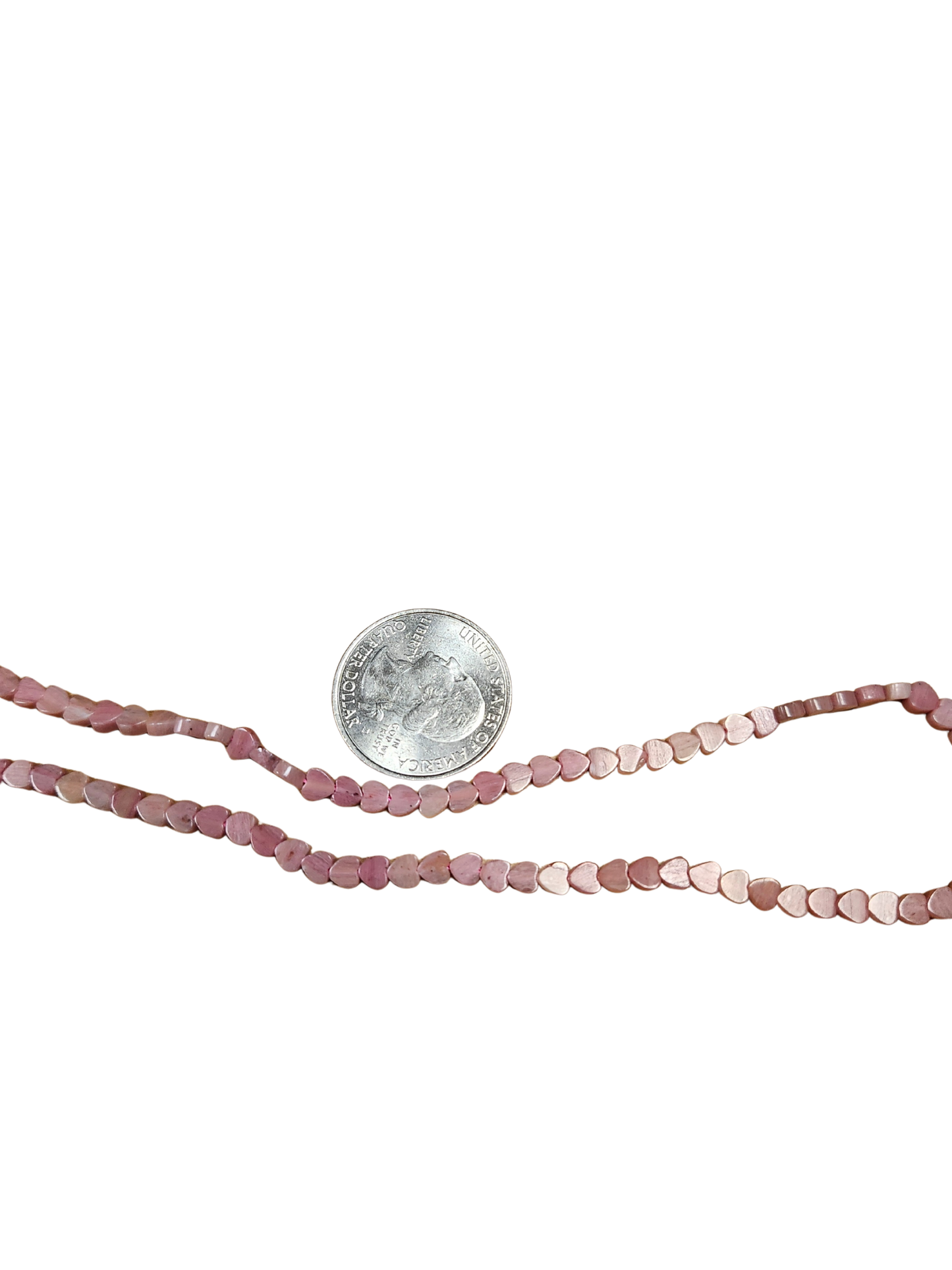 Pink Heart Beads