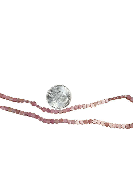 Pink Heart Beads