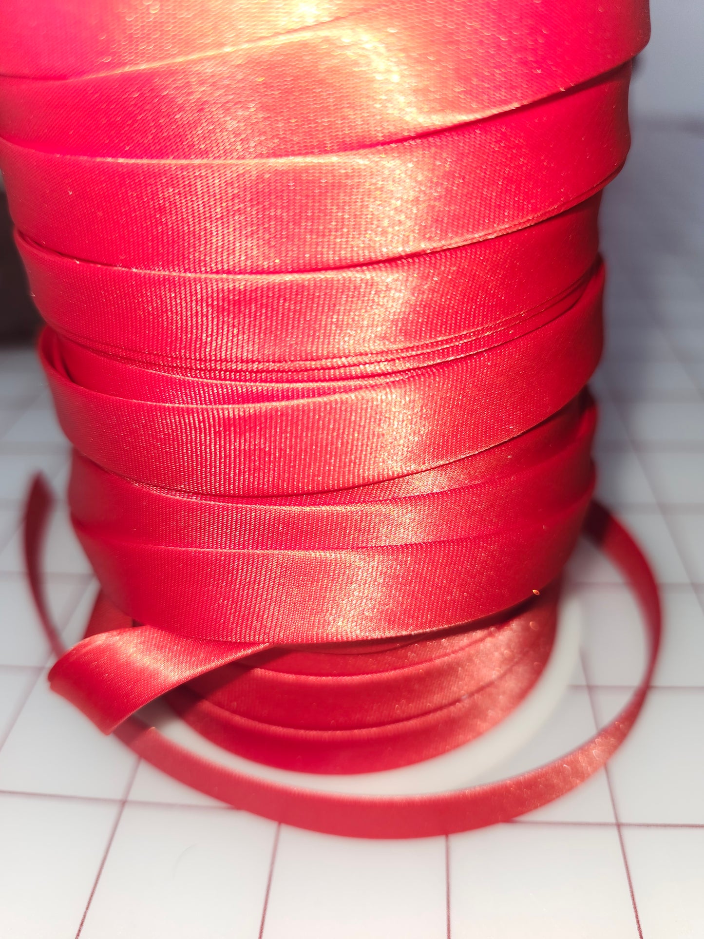 1/2" Double Fold Bias Satin